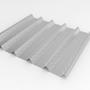 Plancha/Losa Colaborante de 0.8mm espesor x 0.91m ancho x (Varias Medidas) largo Galvanizado