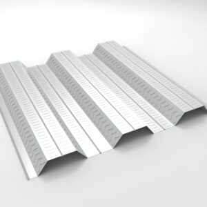 Plancha/Losa Colaborante de 0.8mm espesor x 0.95m ancho x (Varias Medidas) largo Galvanizado