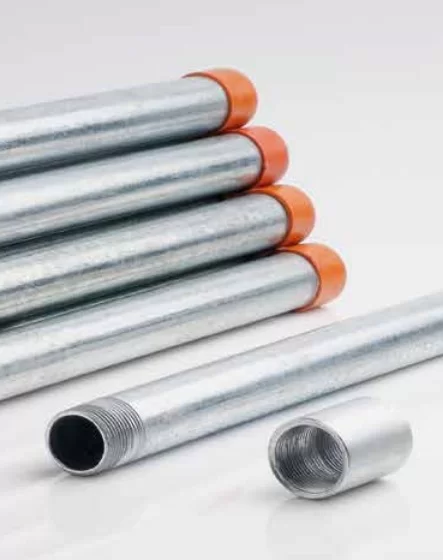 Cañería ASTM A53 Galvanizado 2 1/2"   x 6m Sin Hilo  (51.78 kg)